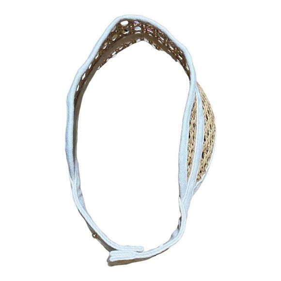 LSpace Cordova Visor in Natural Color NWT One Size Snap Closure Beach Sun - Picture 4 of 8